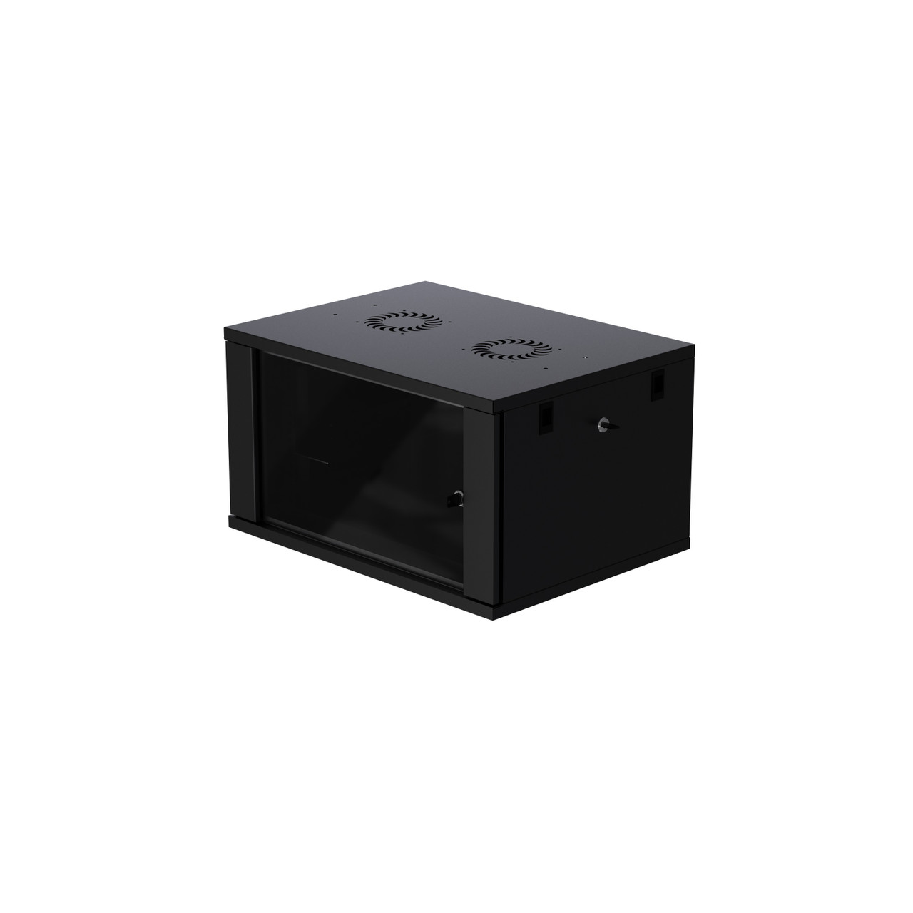 6U ProV2 IT Wall Mount Network Server Data Cabinet Rack Glass Door Locking Lock & Key
