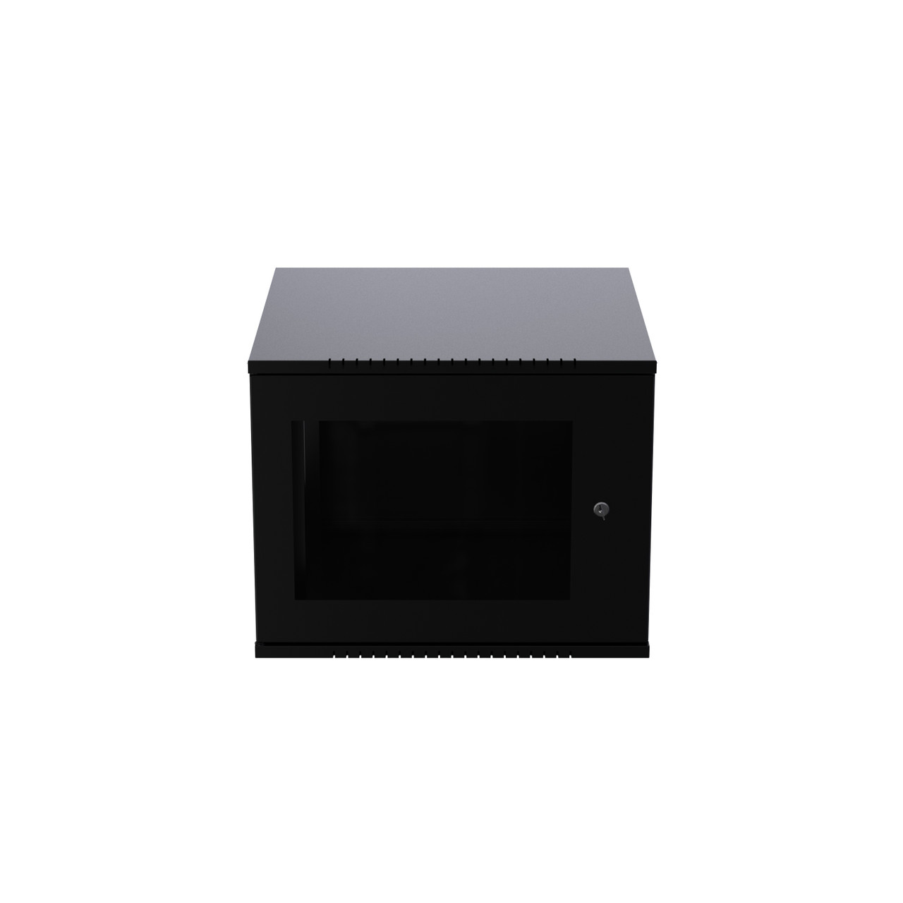 9U ProV2 Wall Mount Network Server Data Cabinet 24-inch Perforated Door Locking Key