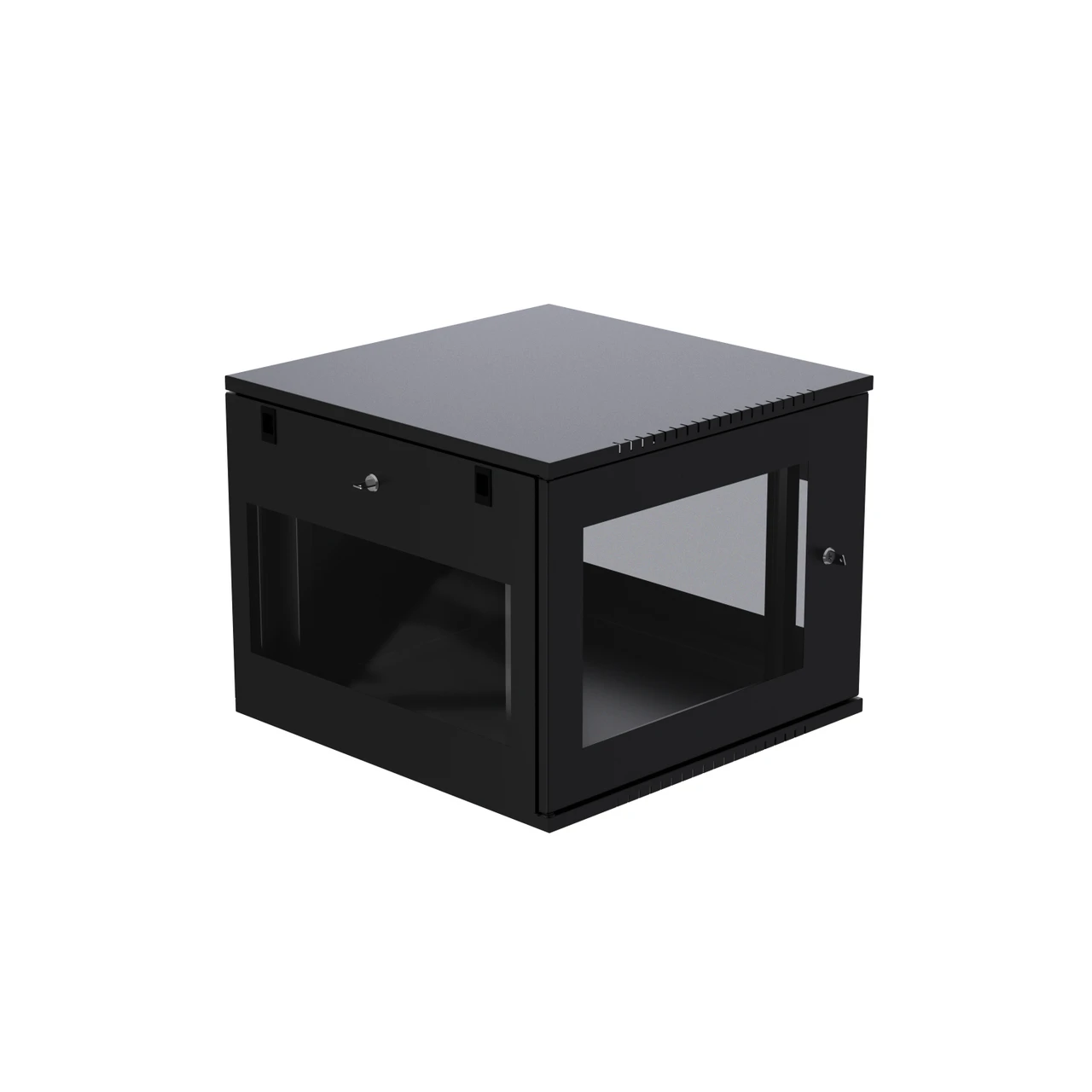 9U ProV2 Wall Mount Network Server Data Cabinet 24-inch Perforated Door Locking Key