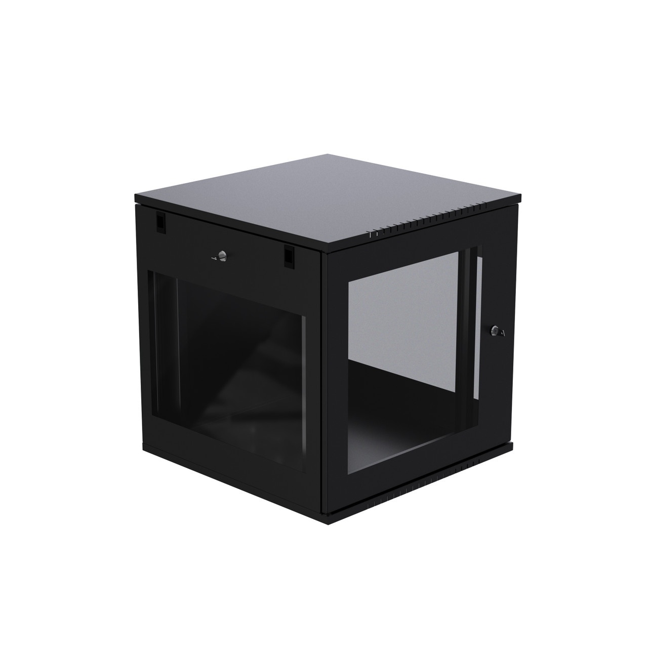 12U ProV2 Wall Mount Network Server Data Cabinet 24-inch Perforated Door Locking Key