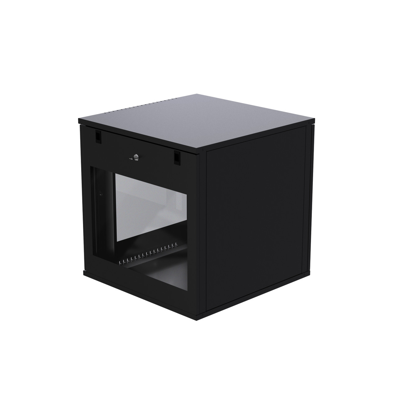 12U ProV2 Wall Mount Network Server Data Cabinet 24-inch Perforated Door Locking Key