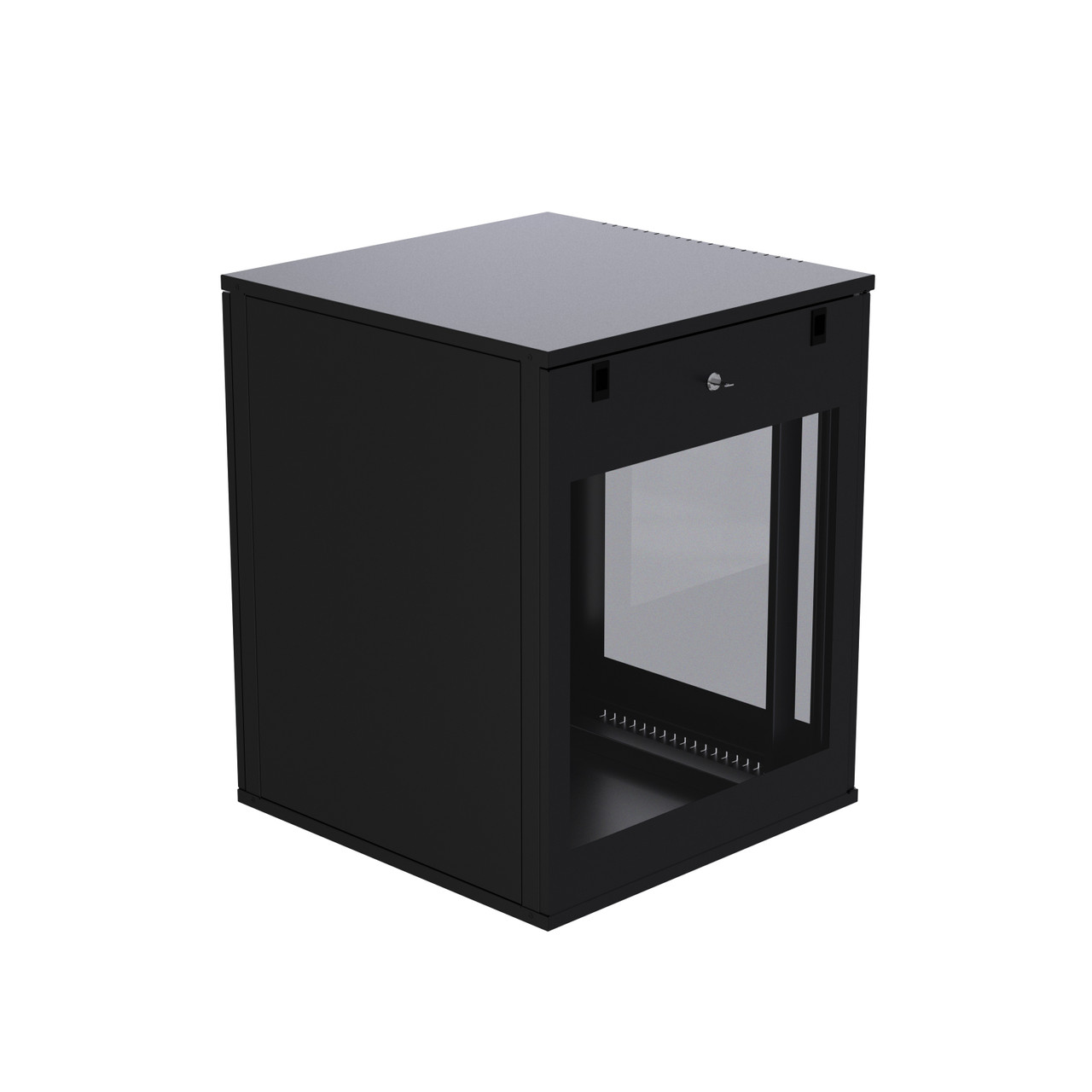 15U ProV2 Wall Mount Network Server Data Cabinet 24-inch Perforated Door Locking Key