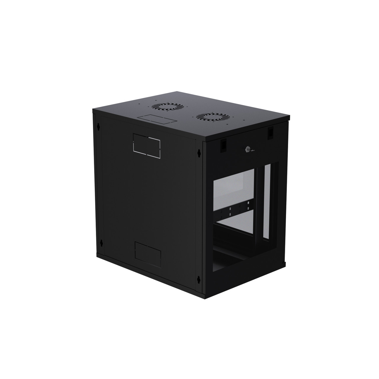 12U ProV2 IT Wall Mount Network Server Data Cabinet Rack Perforated Door Locking Key