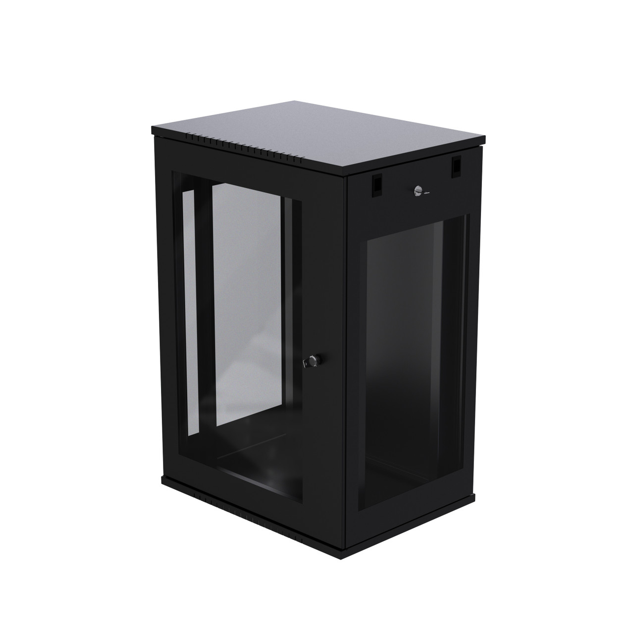 18U ProV2 IT Wall Mount Network Server Data Cabinet Rack Perforated Door Locking Key