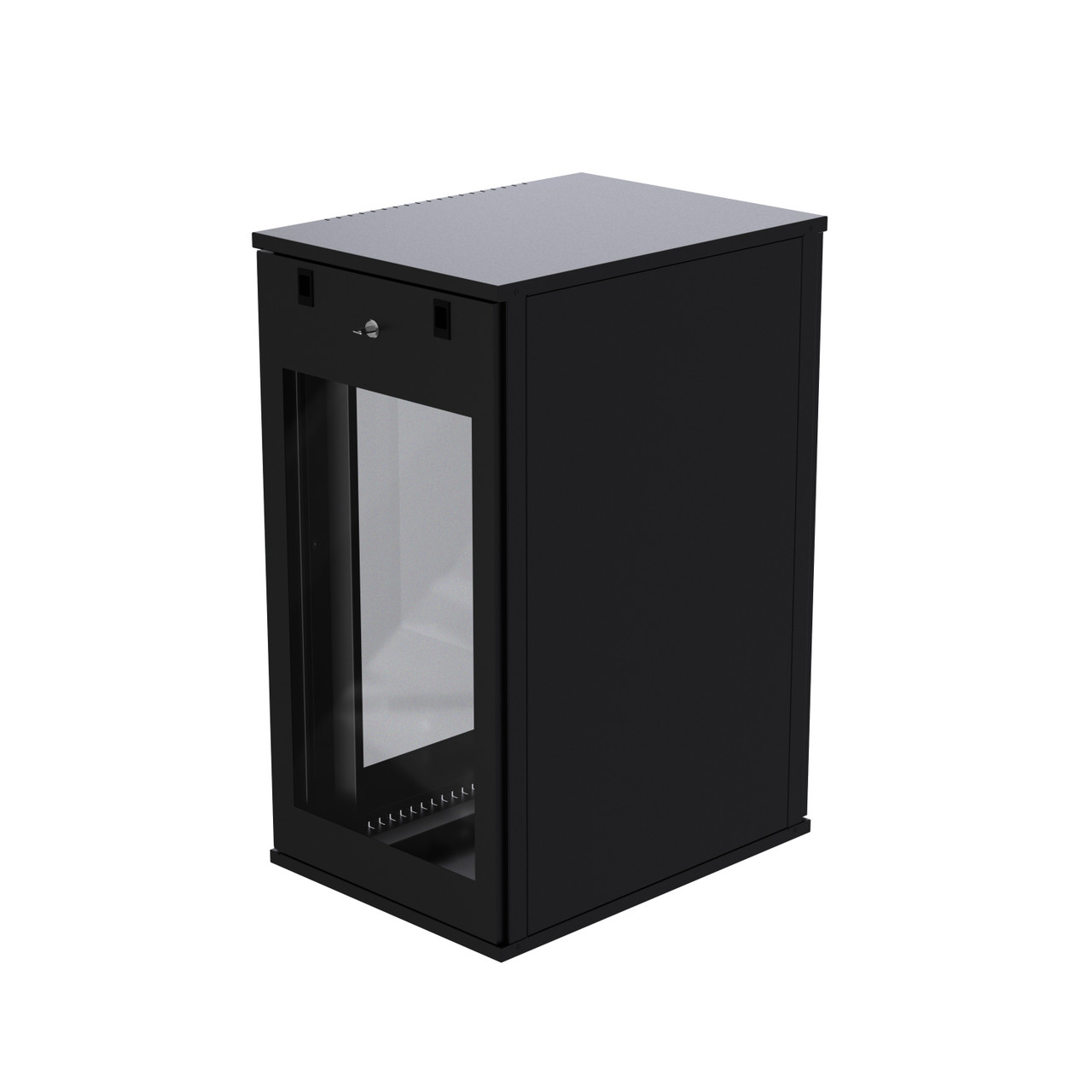 18U ProV2 IT Wall Mount Network Server Data Cabinet Rack Perforated Door Locking Key