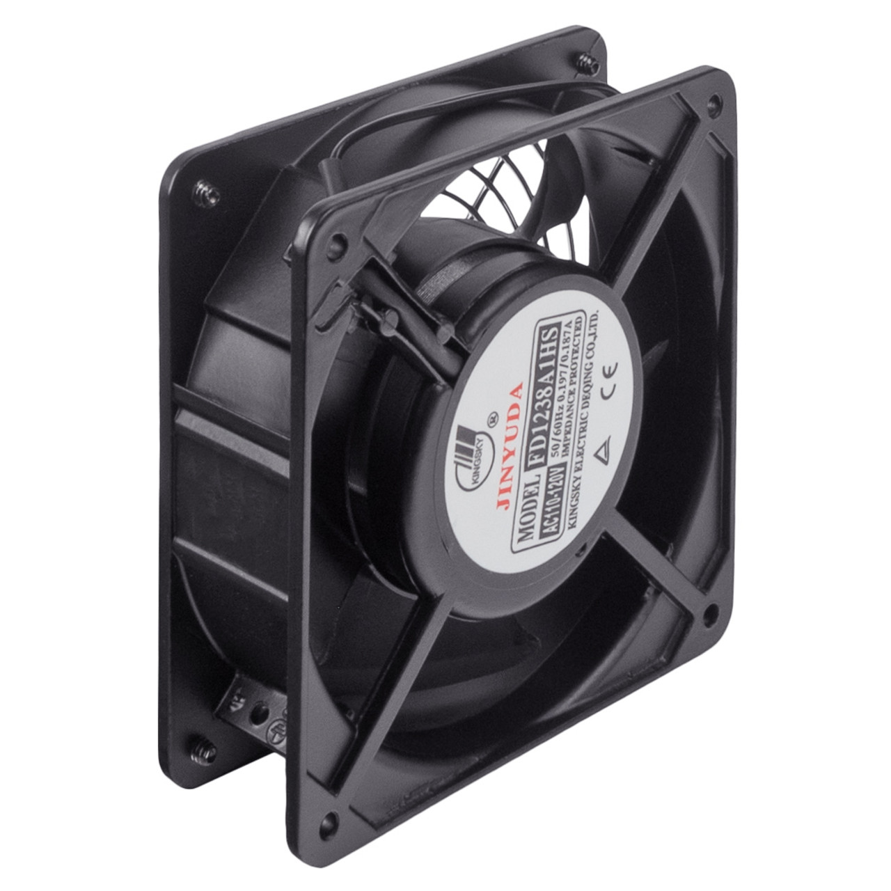 NavePoint Heavy Duty AC Cooling Fan 110V - 120V (120mm X 120mm X