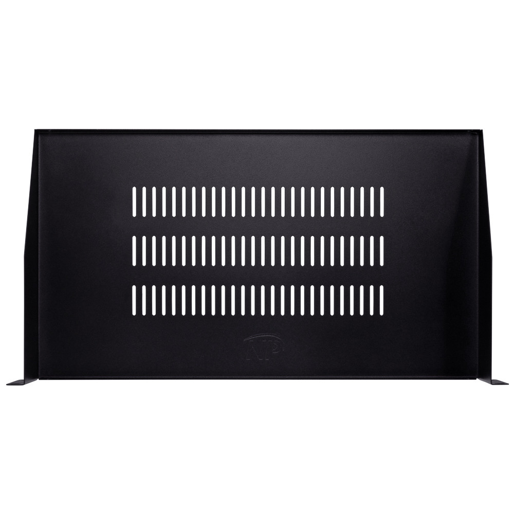 NavePoint 1U Vented Cantilever Shelf 10" (250mm) Deep with Lip