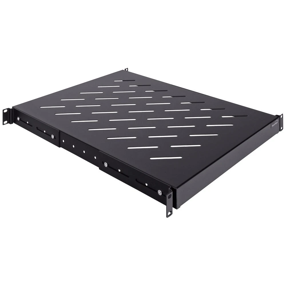 NavePoint 1U Vented 4-Post Shelf 24" (600mm) Deep