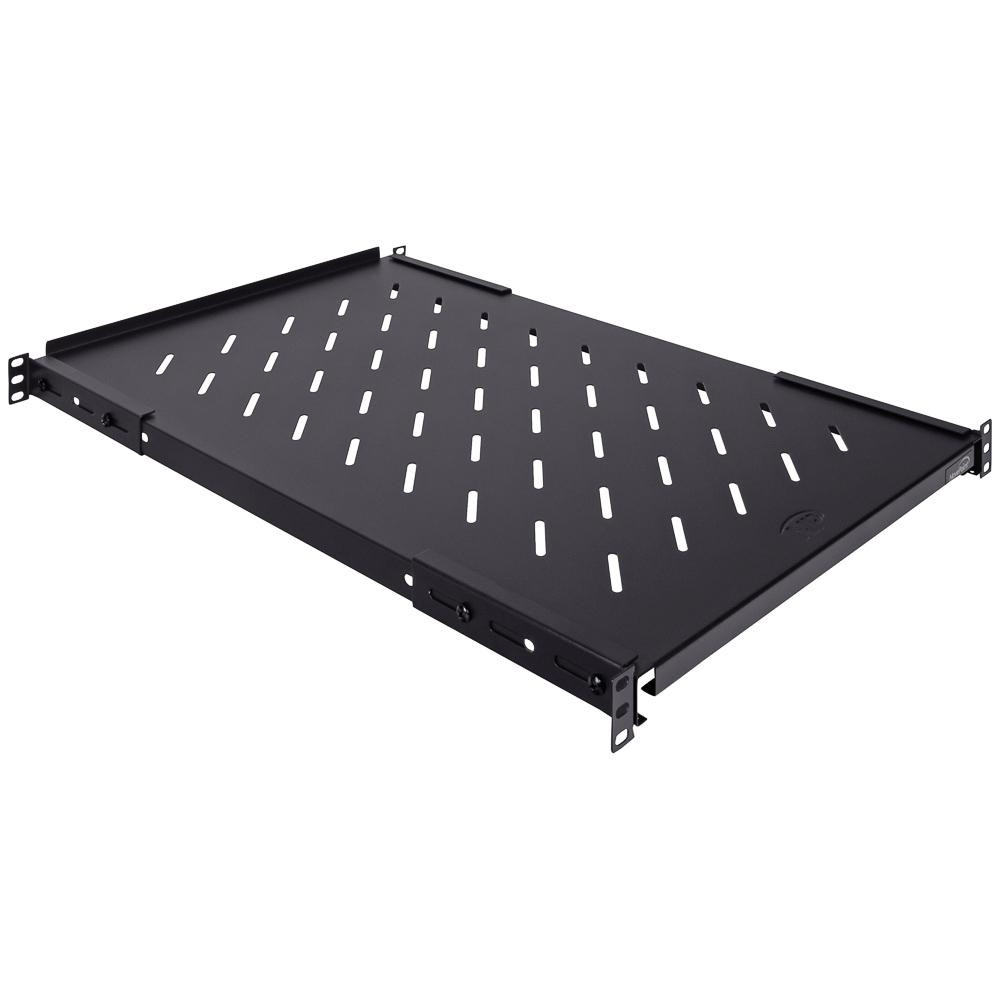 NavePoint 1U Vented 4-Post Shelf 30" (750mm) Deep