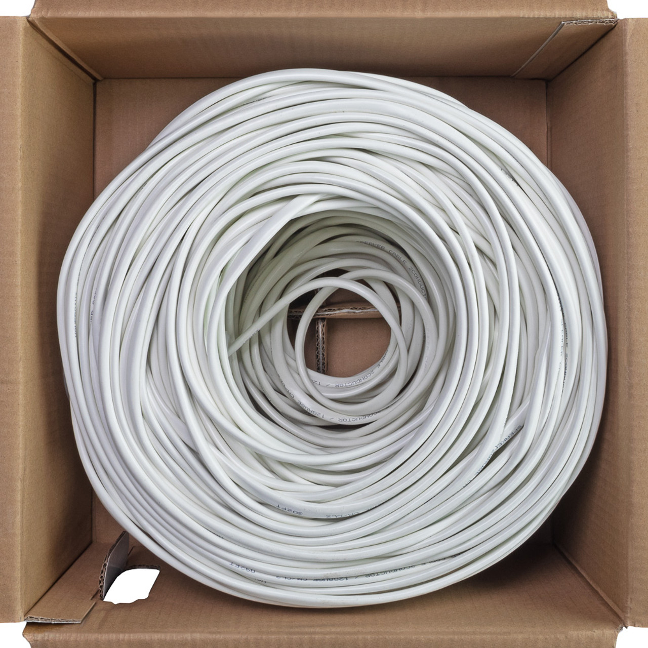 NavePoint 14/4 CL2  In Wall Speaker Cable 4 Conductor White - 500 Ft