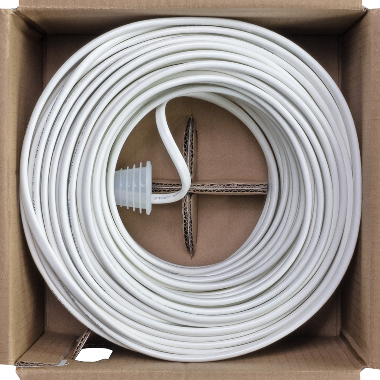 NavePoint 18/4 CL2  In Wall Speaker Cable 4 Conductor White - 500 Ft