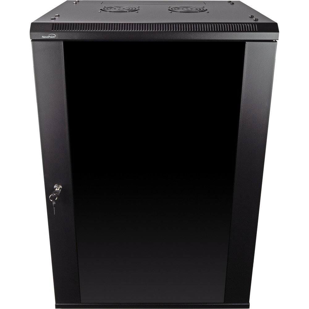 ディスプレイキャビネット NavePoint 18U 450mm Depth Wallmount Networking Cabinet (Pro Series