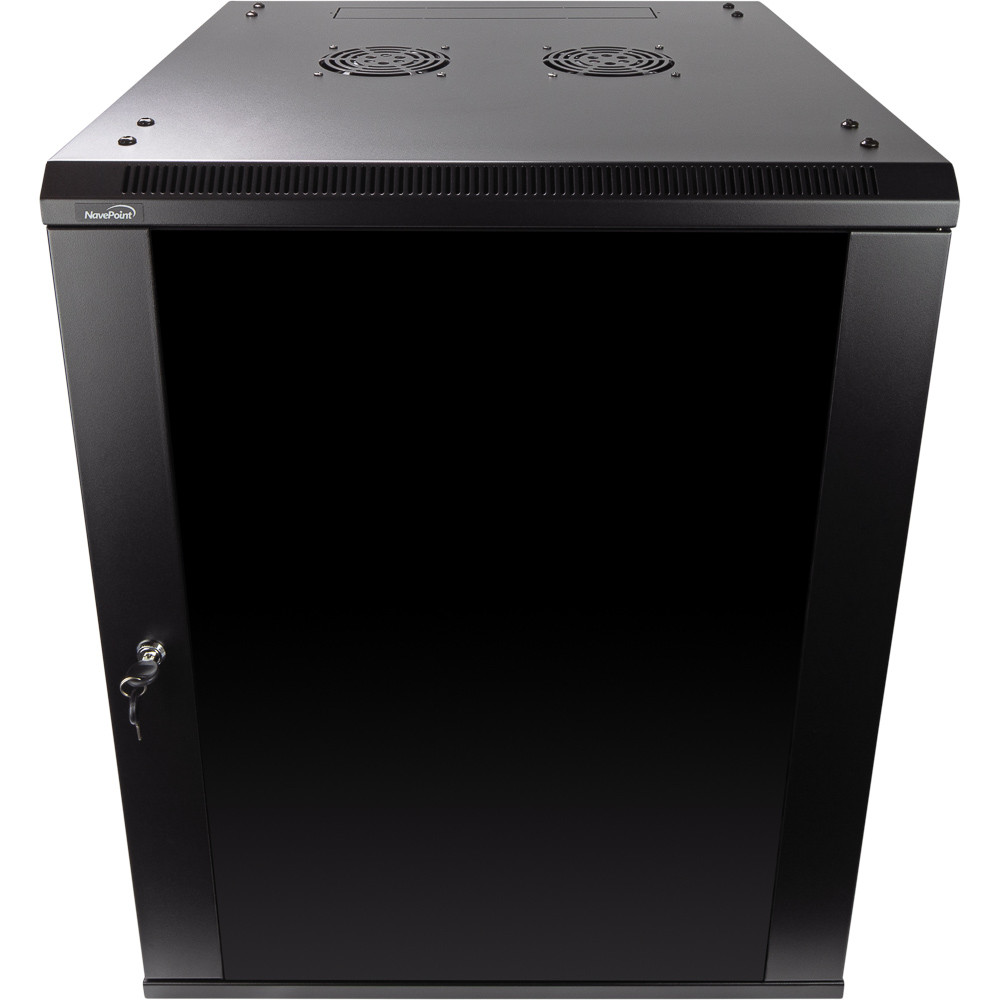 NavePoint 15U 600mm Depth Wallmount Networking Cabinet (Pro Series