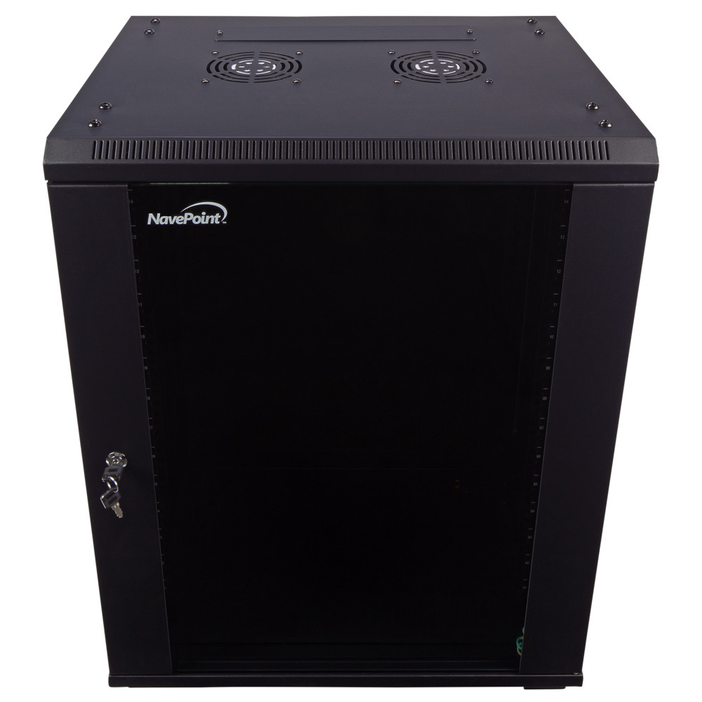 在庫処分につき大幅値下げ中 NavePoint サーバーキャビネット 45cm NavePoint 15U 450mm Depth Networking Cabinet (Performance Series