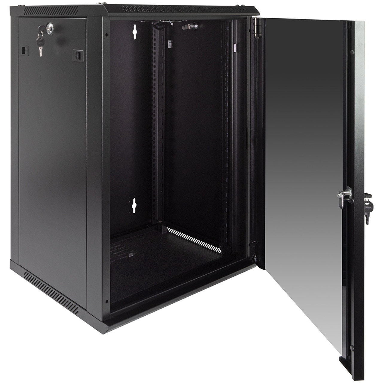 NavePoint 15U 450mm Depth Wallmount Networking Cabinet (Consumer Series)
