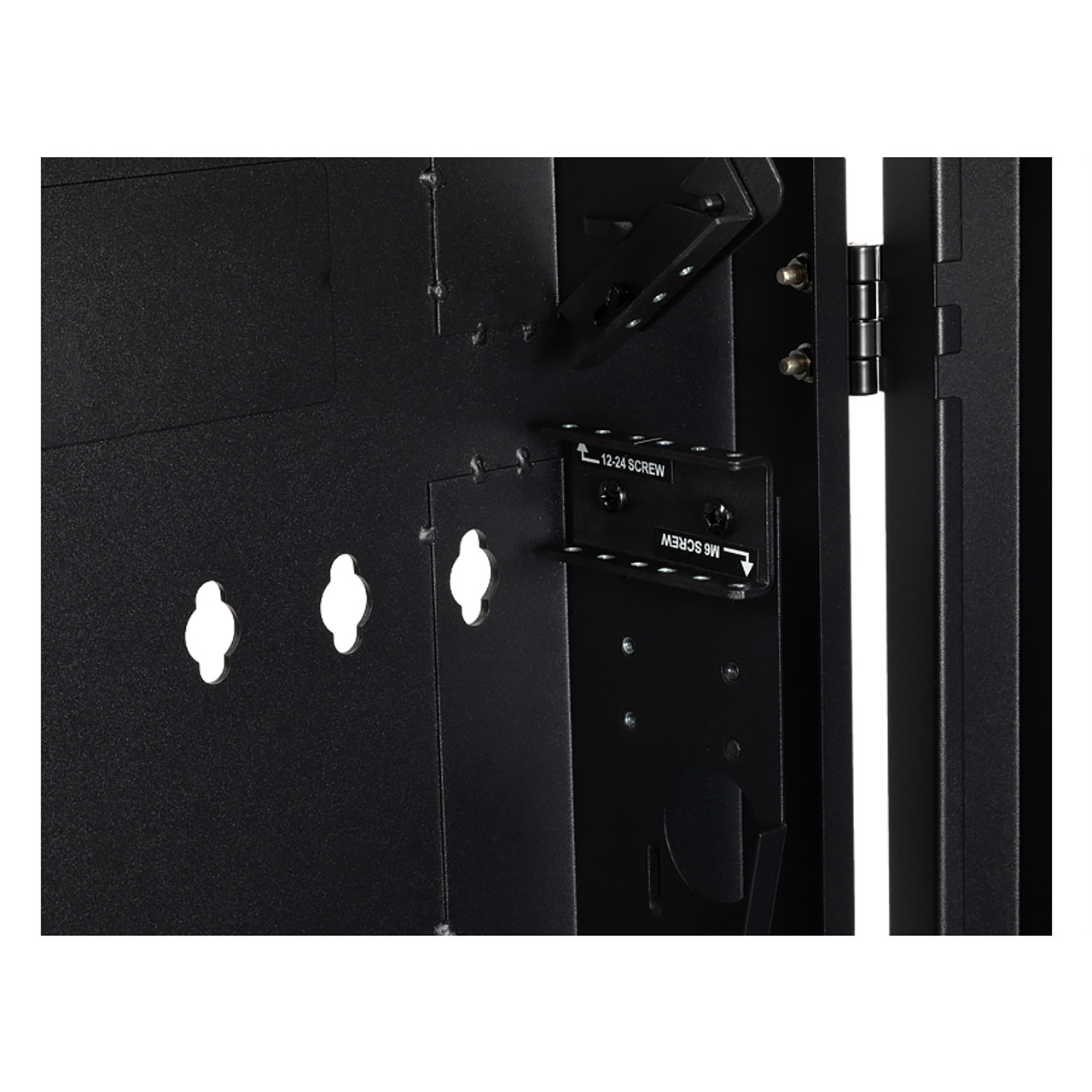 NavePoint 2U Vertical Wall Mount Rack Enclosure - 20 Inch
