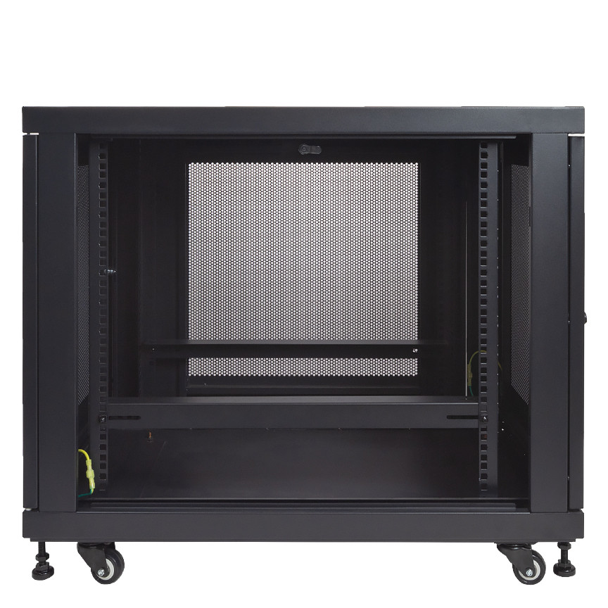 NavePoint 12U 838mm Mid Depth Perforated Networking Cabinet: Mid