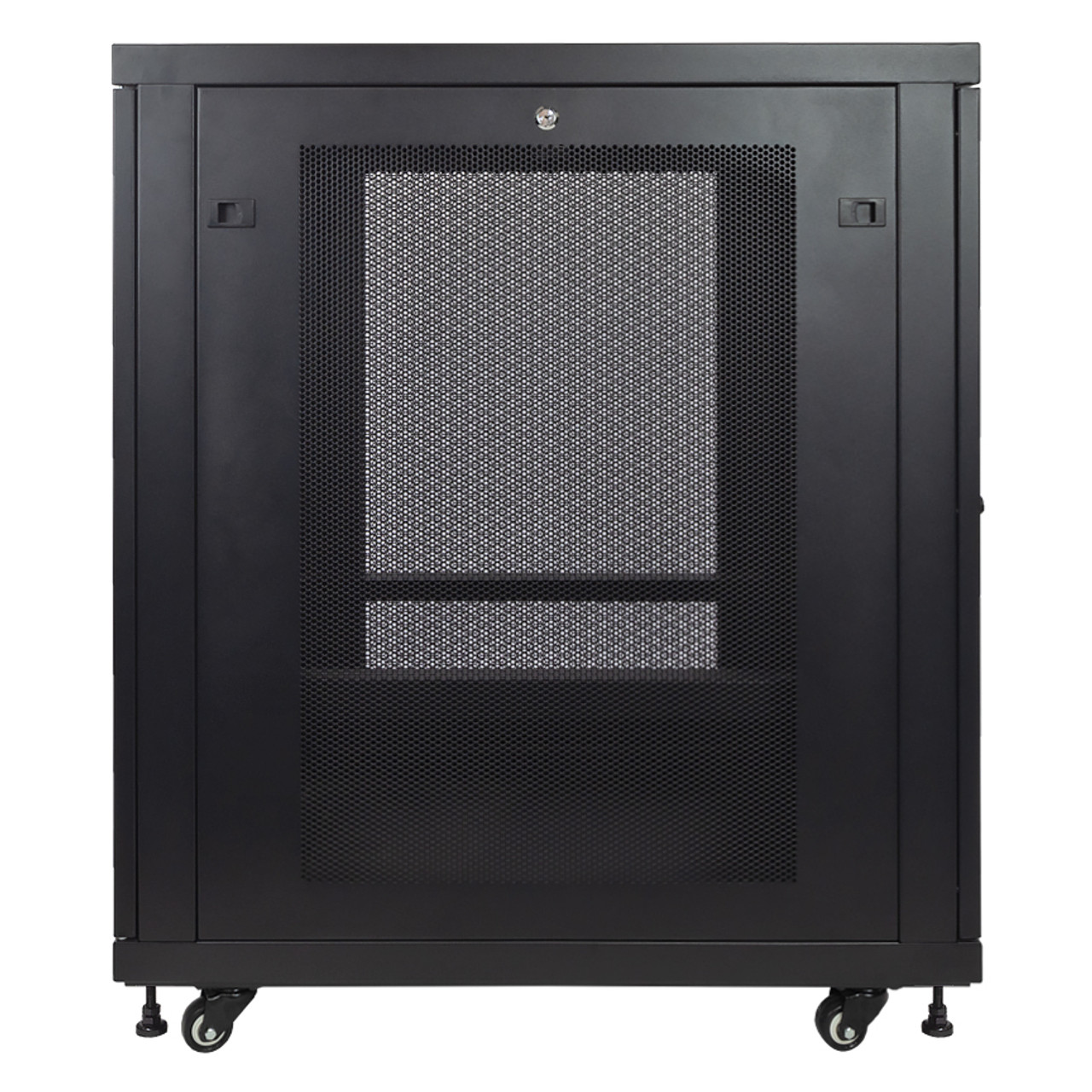 NavePoint 18U 838mm Mid Depth Perforated Networking Cabinet