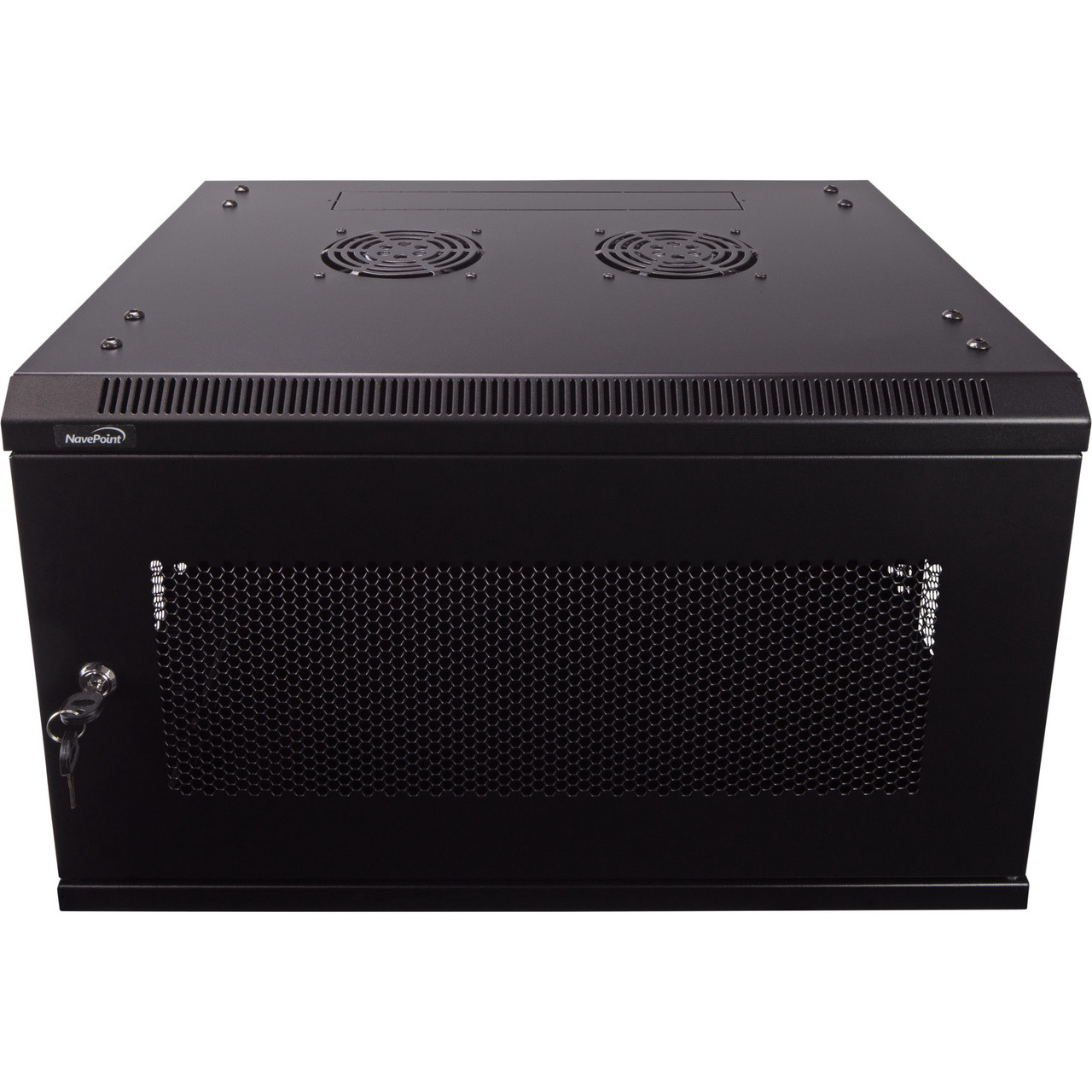 NavePoint 6U 450mm Depth Wallmount Networking Perforated Cabinet