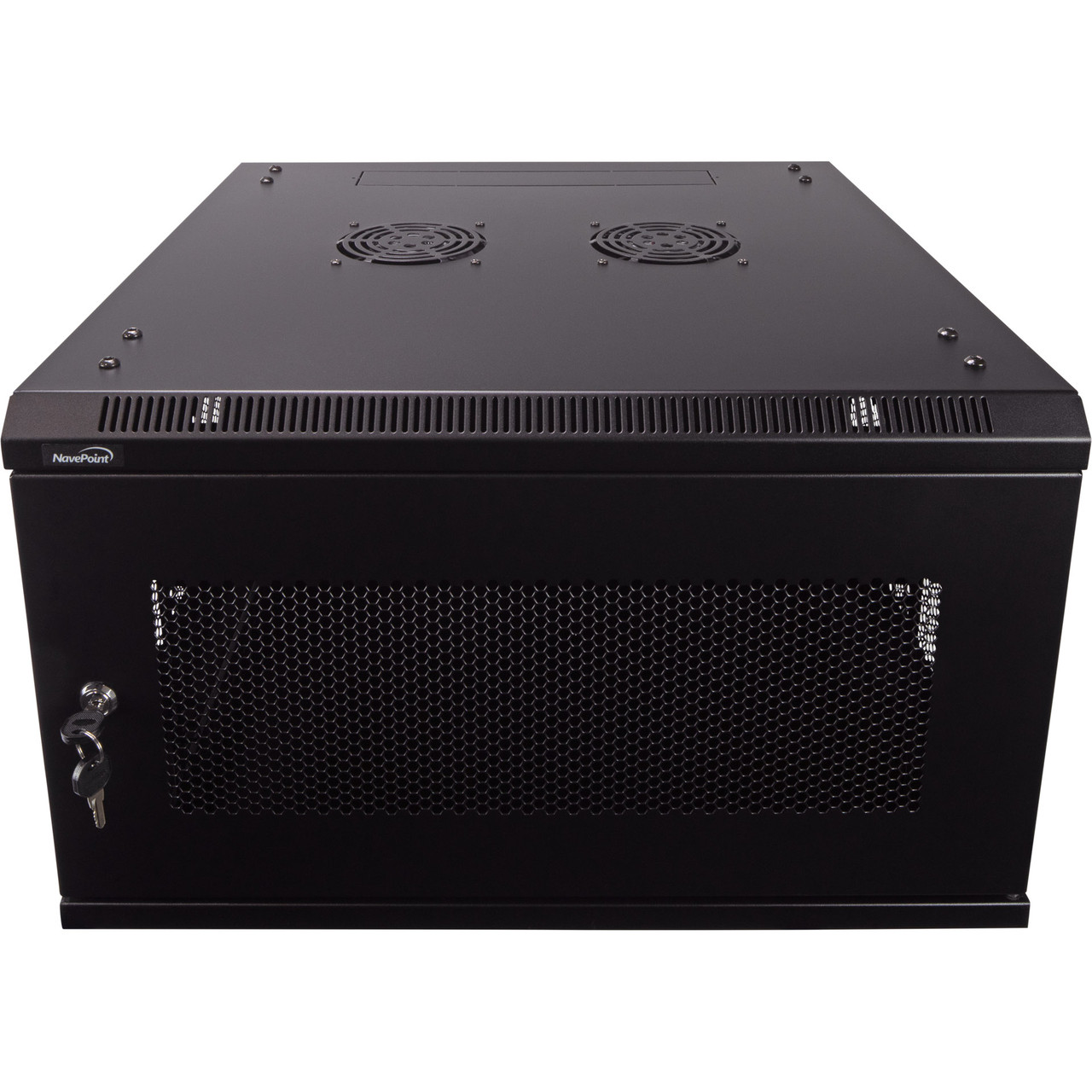 NavePoint 6U 600mm Depth Wallmount Networking Perforated Cabinet