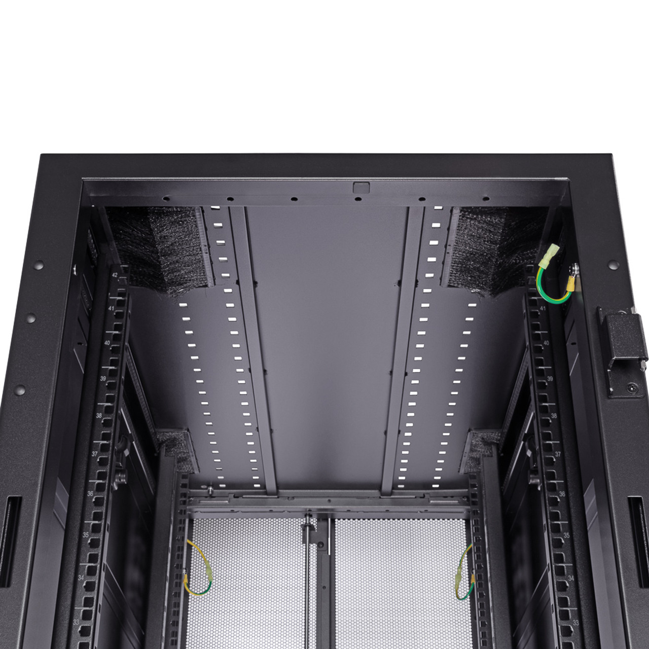 NavePoint 42U Server Rack Cabinet, 1000mm depth, Cable Management Top, Glass Door (Commercial Series)