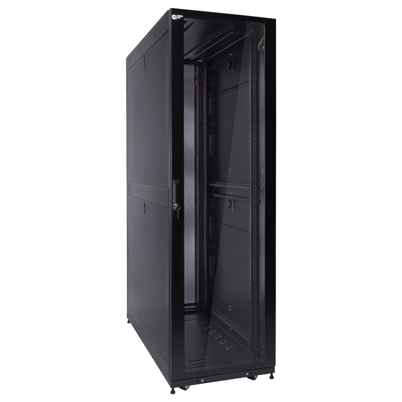 NavePoint 42U Server Rack Cabinet, 1200mm depth, Cable Management Top, Glass Door (Commercial Series)