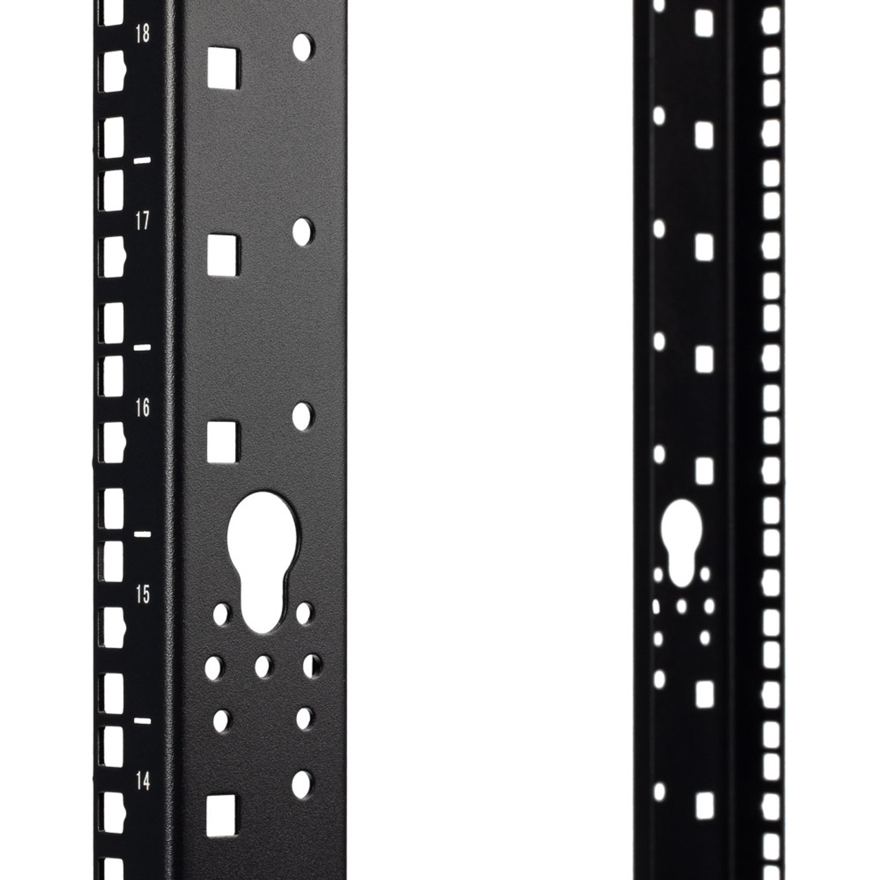 NavePoint 45U Adjustable Depth 4-Post Open Frame Rack: 4-Post Racks