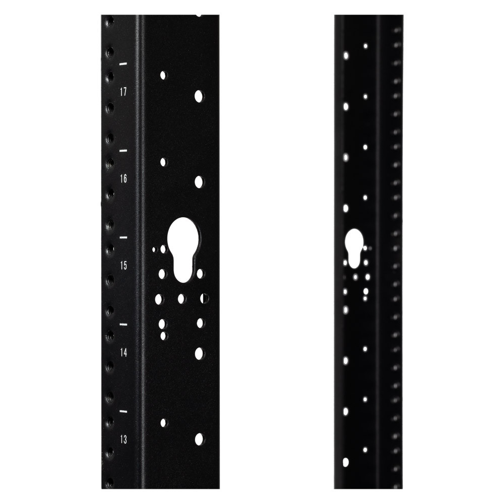 NavePoint 45U Adjustable Depth 4-Post Open Frame Rack (12-24