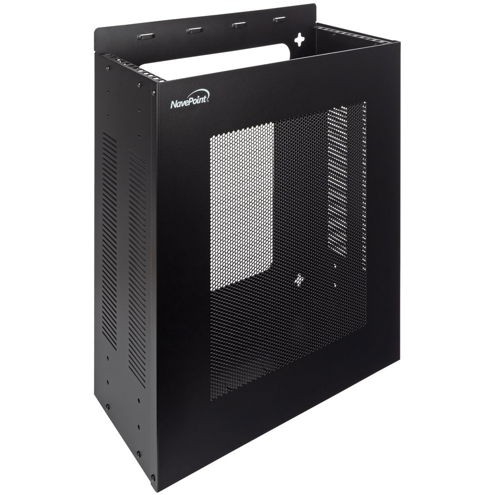 NavePoint 4U Vertical Wall Mountable Server Rack: Vertical Wall Racks