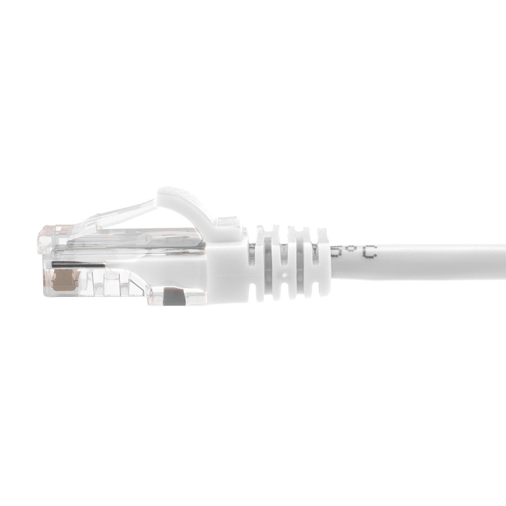 CAT5e Ethernet Cable - 1000ft Spool, 24AWG Solid UTP, White, For Networking & Installations