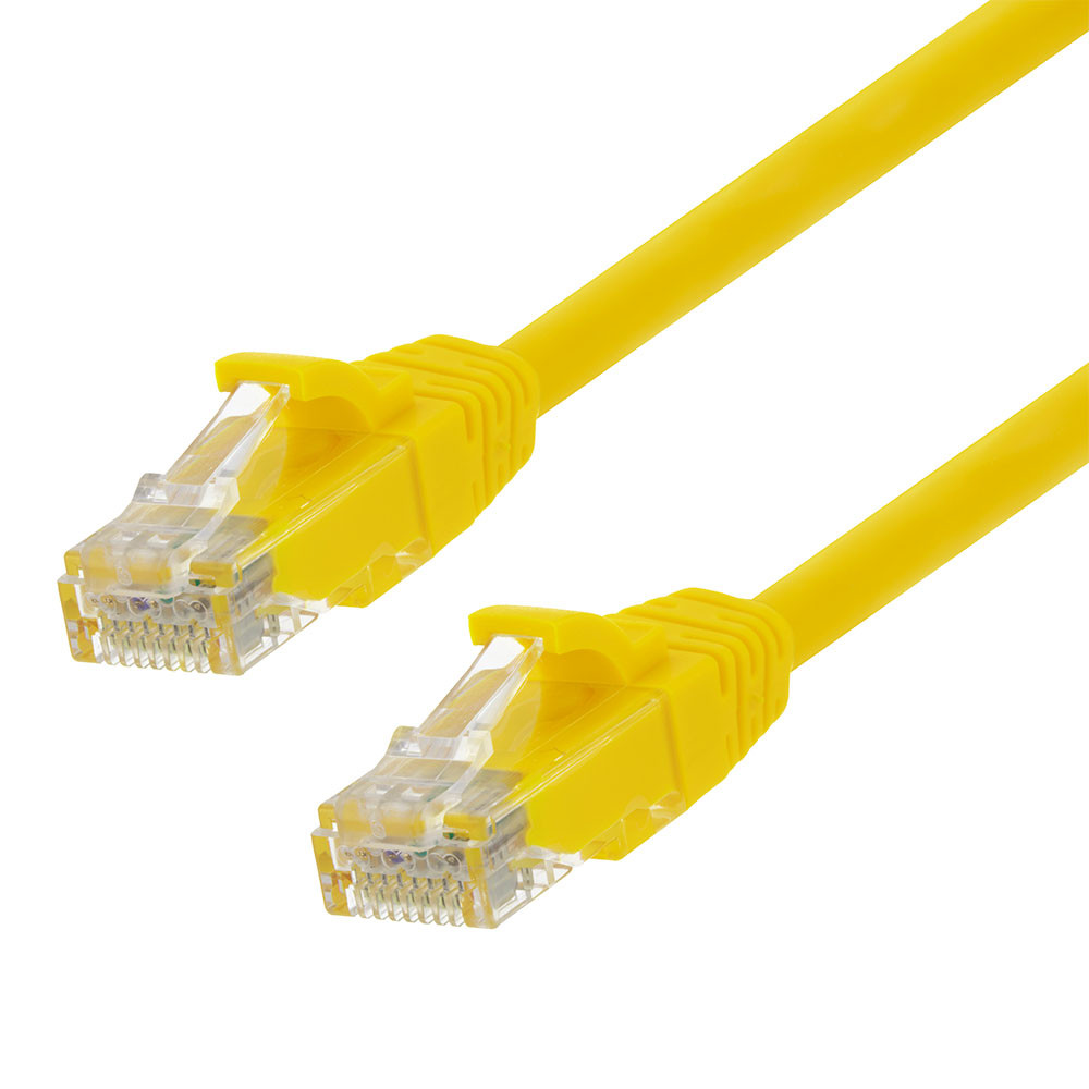 Ethernet Patch Cable CAT6, UTP, 24AWG, 10 Ft, 10 pack, Yellow: CAT6