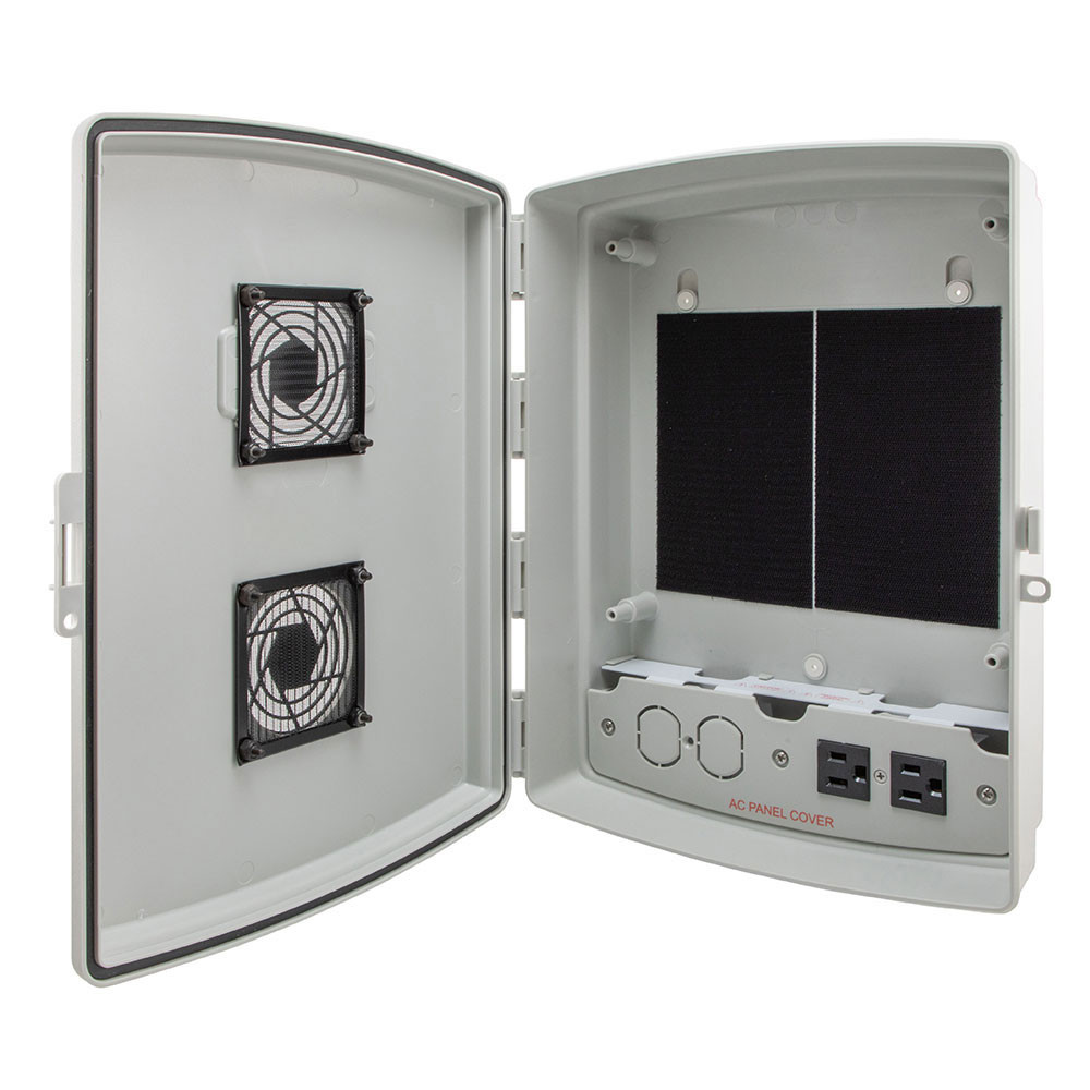 NavePoint 14x10x04 ABS Plastic Indoor IP54 NEMA 12 Enclosure, Hook