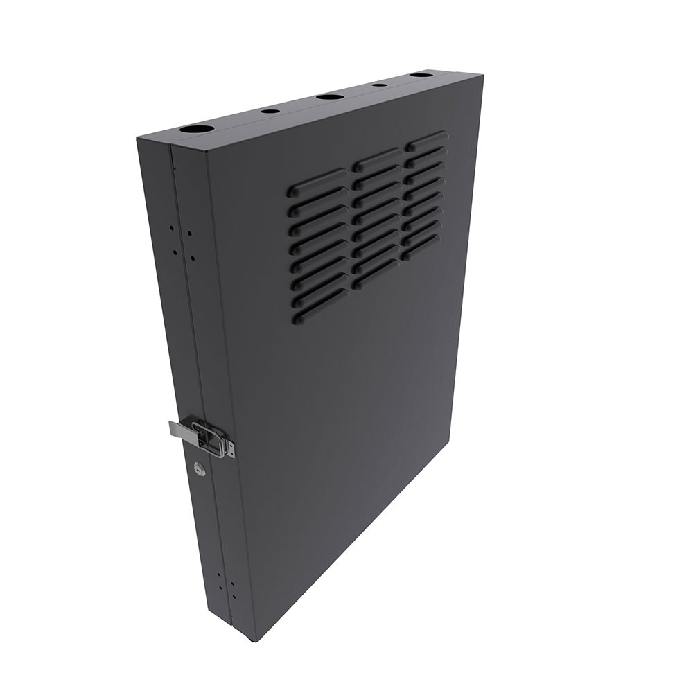 NavePoint2U Vertical Wall Mount Enclosure, 24 inch to 23.6 depth