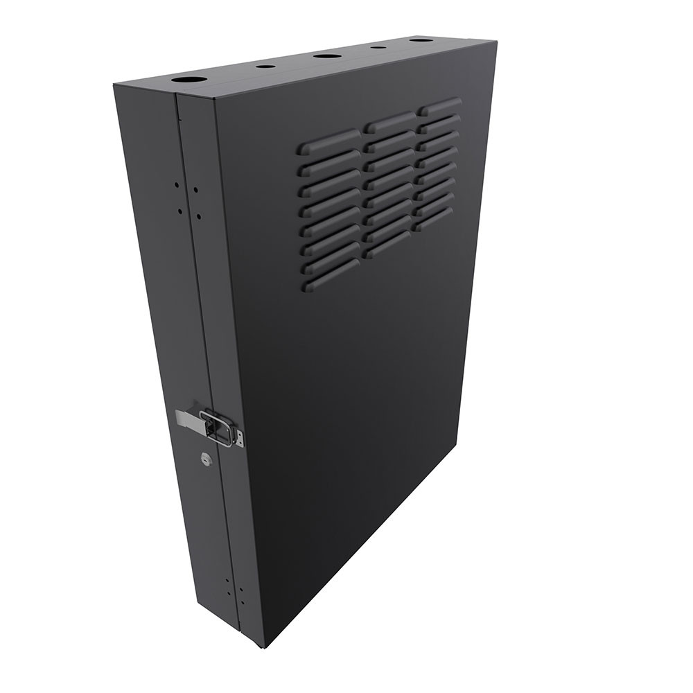 NavePoint3U Vertical Wall Mount Enclosure, 24 inch to 23.6 depth