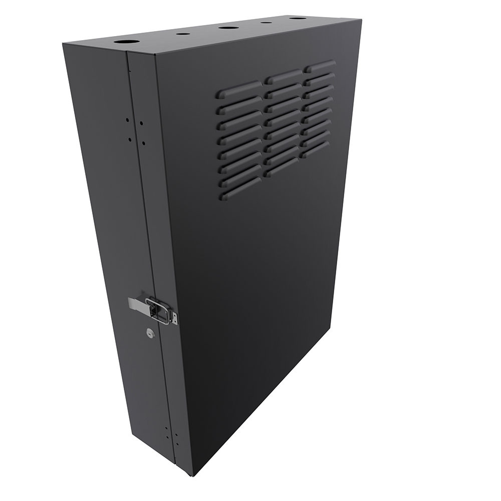 NavePoint4U Vertical Wall Mount Enclosure, 24 inch to 27.5 depth