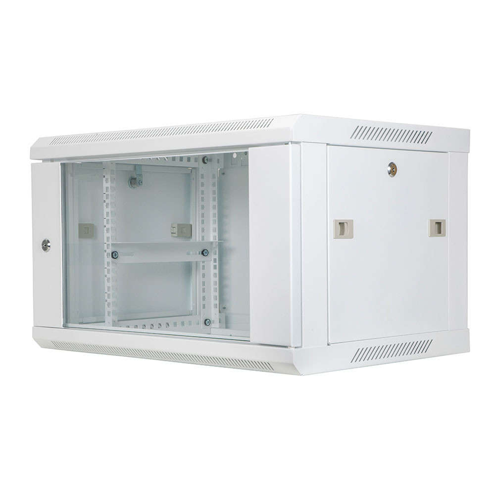 NavePoint 19-inch Networking Cabinet, 6U, 23 Inches Deep, White