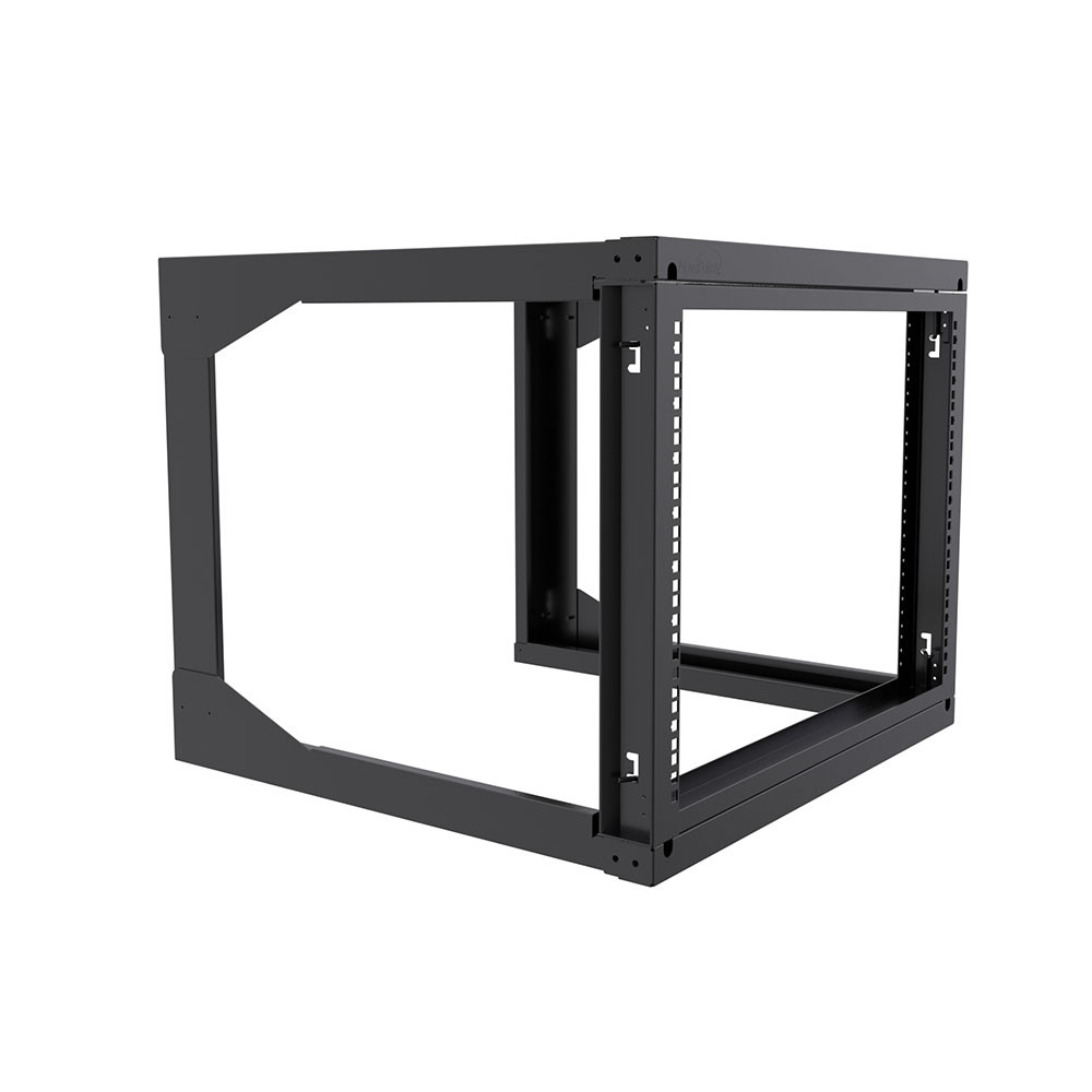 23-inch Width, 9U Open Wall Rack with 24