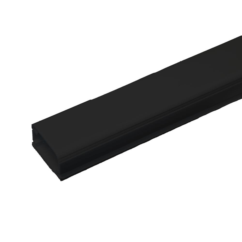 NavePointLatching Surface Raceway 2x3.5cm, 200cm, Black