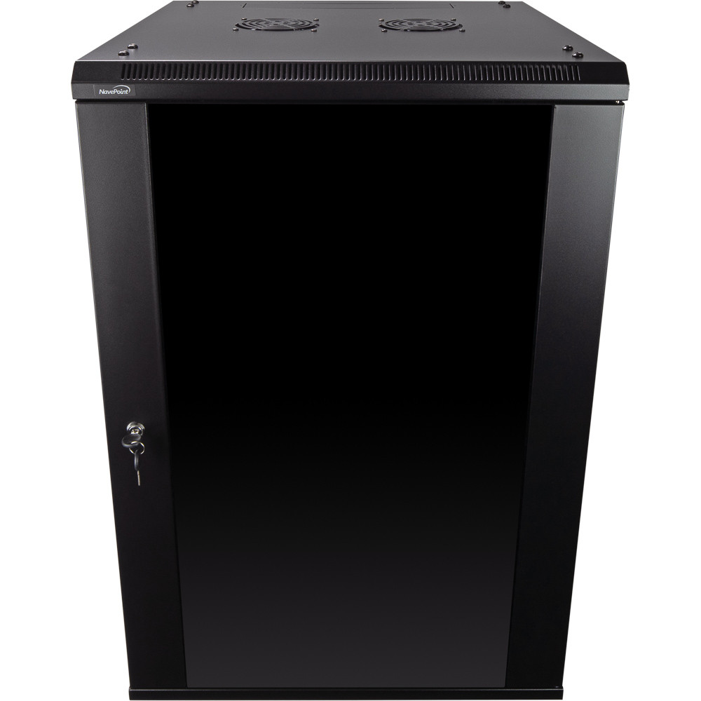 NavePoint 18U 600mm Depth Wallmount Networking Cabinet (Pro Series