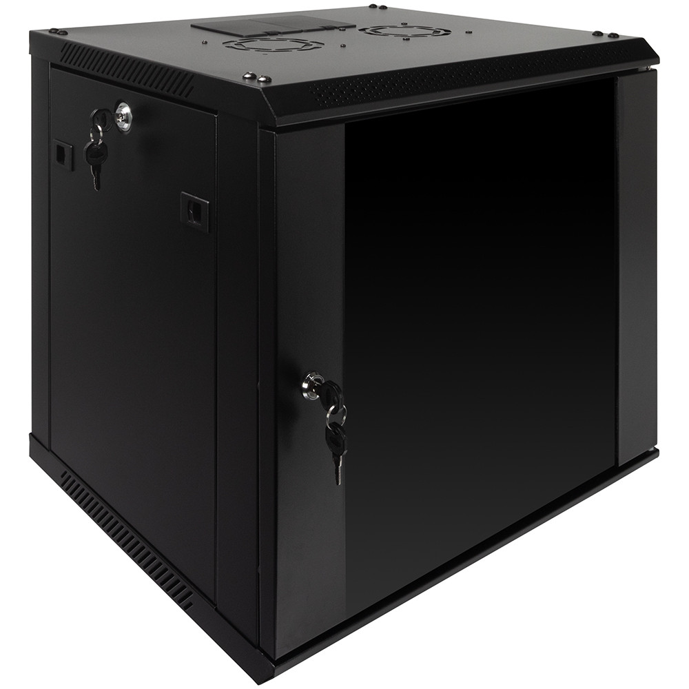 NavePoint 9U 450mm Depth Wallmount Networking Cabinet (Consumer