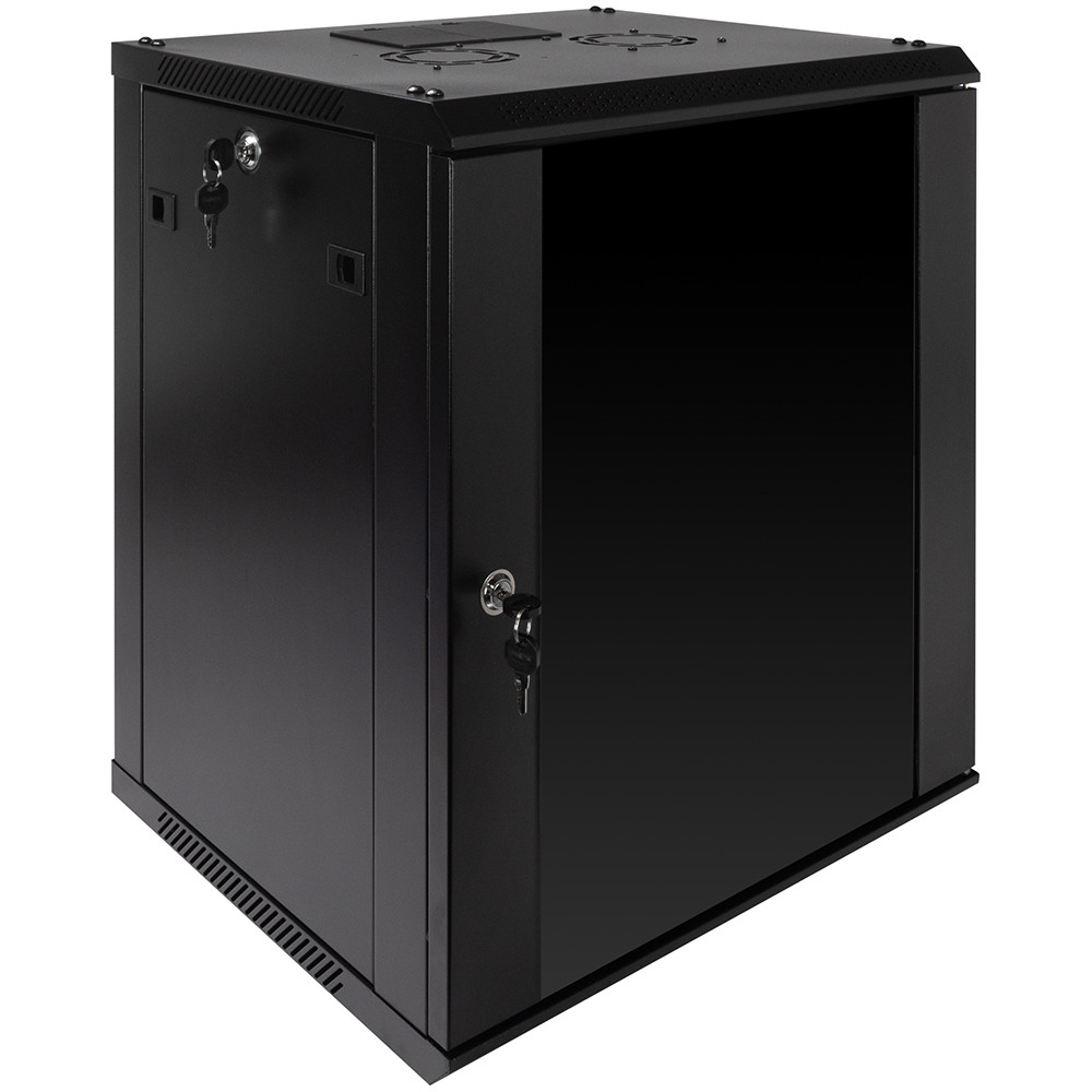 NavePoint 12U 450mm Depth Wallmount Networking Cabinet (Consumer