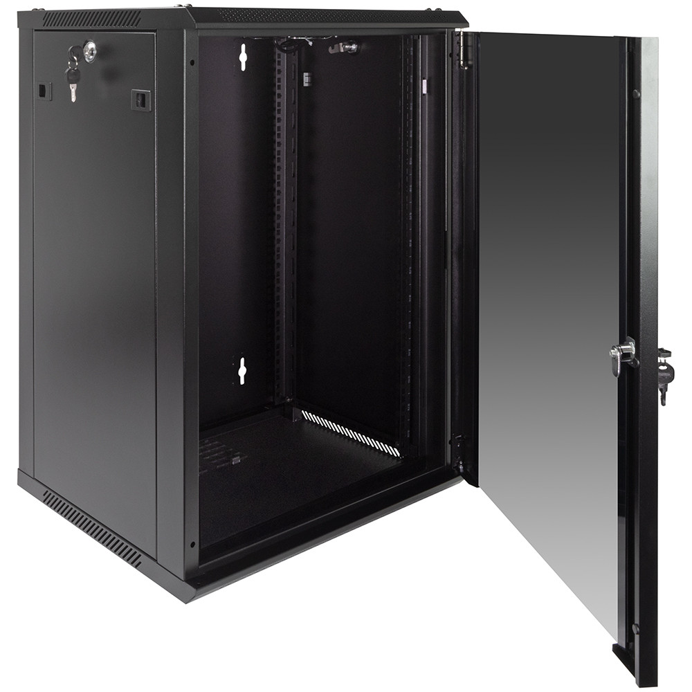 NavePoint 15U 450mm Depth Wallmount Networking Cabinet (Consumer