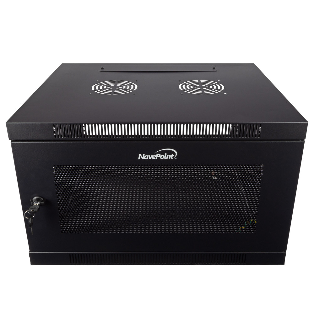 NavePoint 6U 450mm Depth Perforated Networking Cabinet