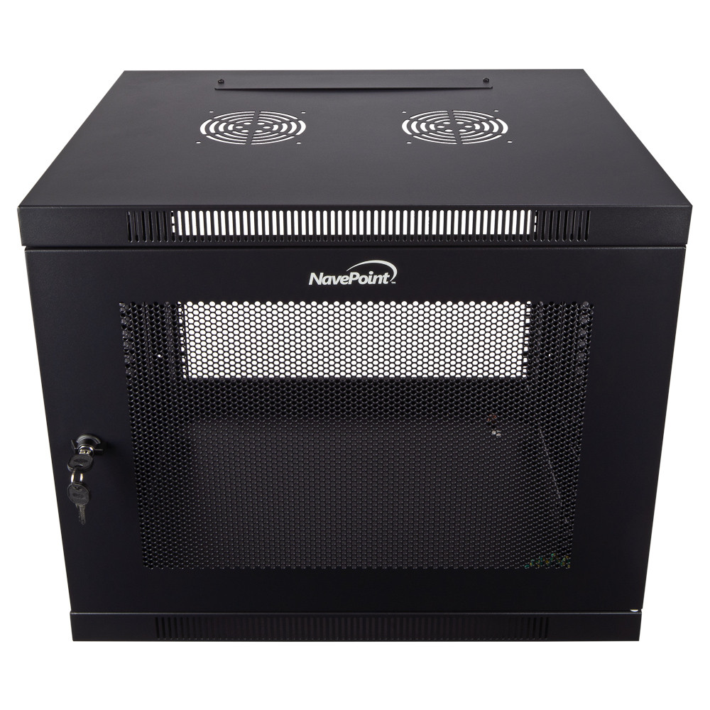 NavePoint 9U 450mm Depth Perforated Networking Cabinet