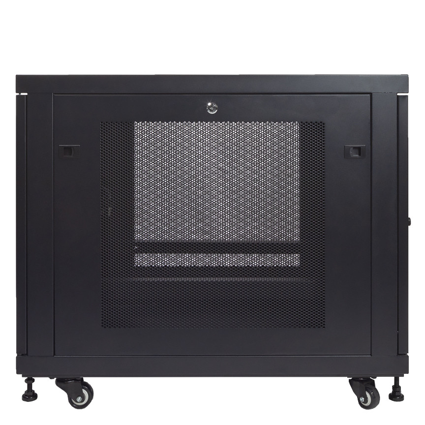 NavePoint 12U 838mm Mid Depth Perforated Networking Cabinet: Mid