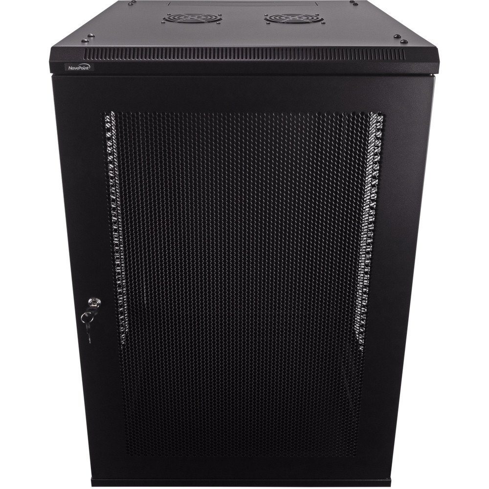 NavePoint 18U 600mm Depth Wallmount Networking Perforated Cabinet