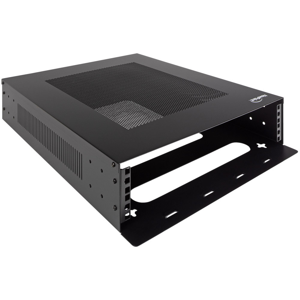 NavePoint 2U Vertical Wall Mountable Server Rack: Vertical Wall Racks