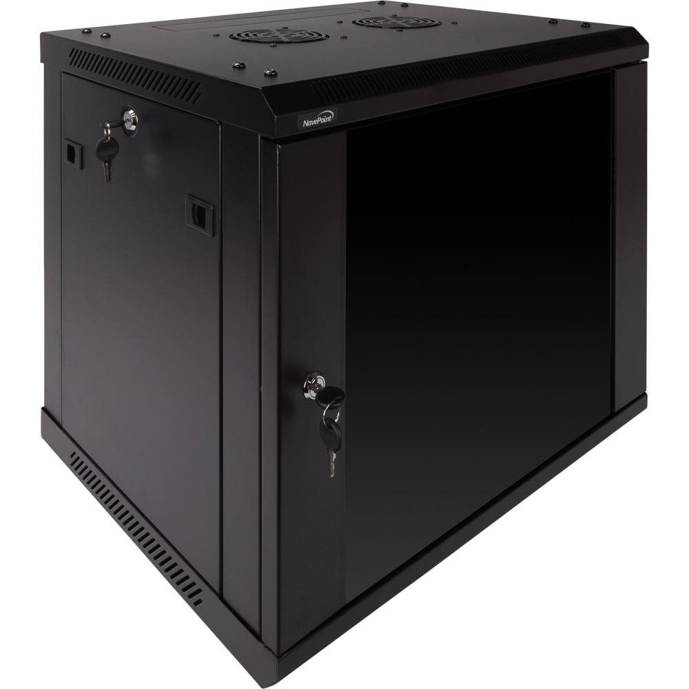 NavePoint 9U 450mm Depth Wallmount Networking Cabinet (Pro Series ...