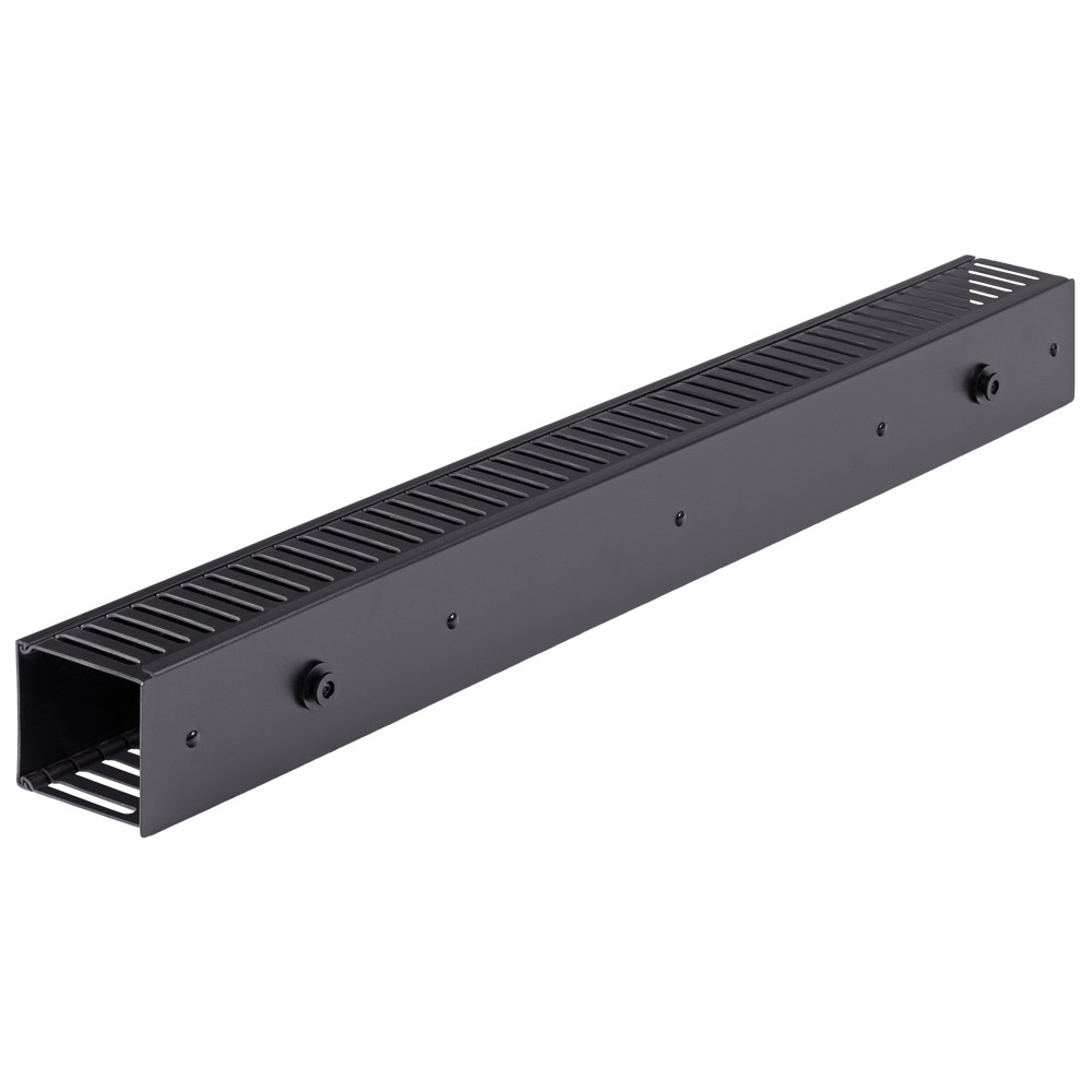 NavePoint 1U Vertical Plastic Cable Management Raceway 3 inches deep ...