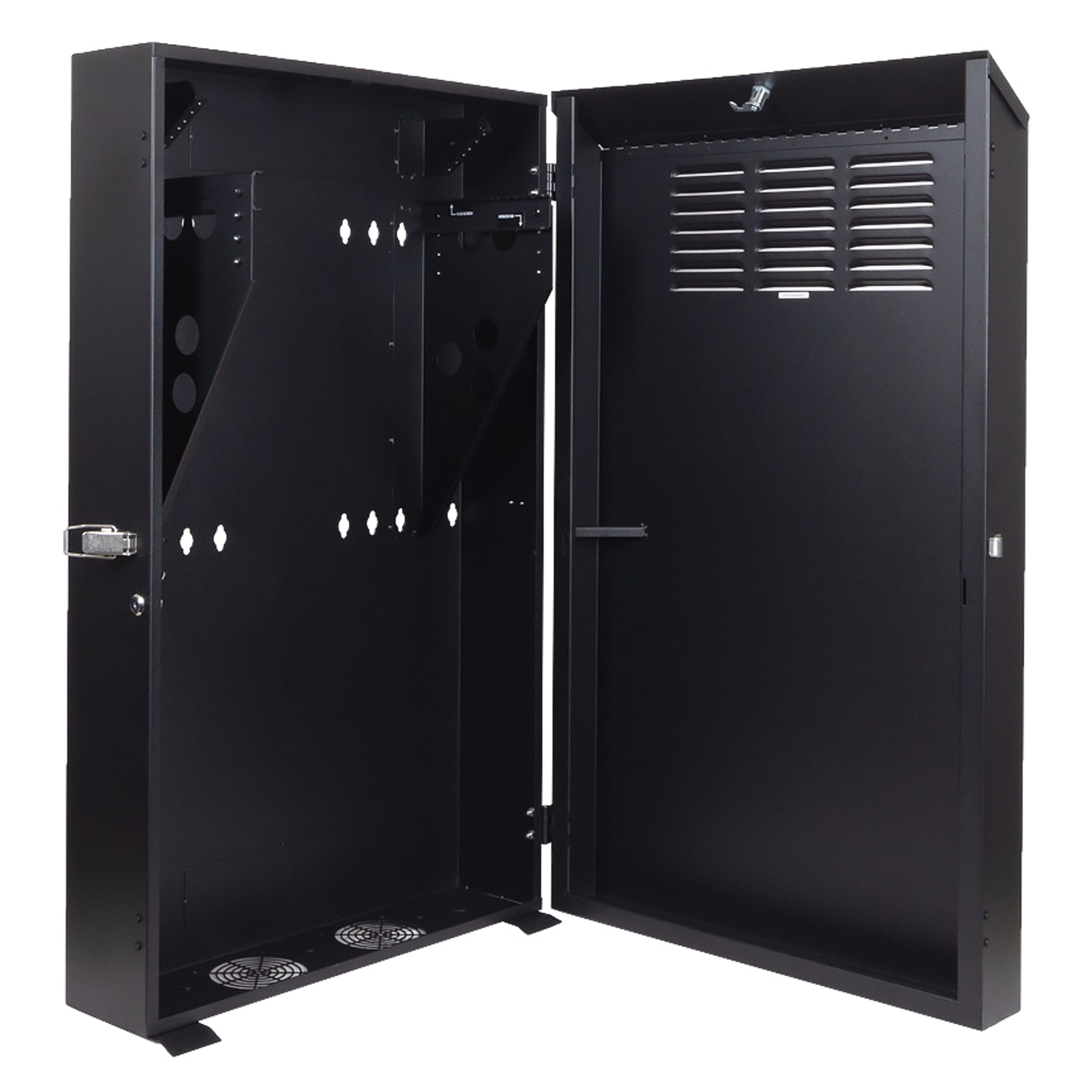 NavePoint 5U Vertical Wall Mount Rack Enclosure 36 Inch Server Depth